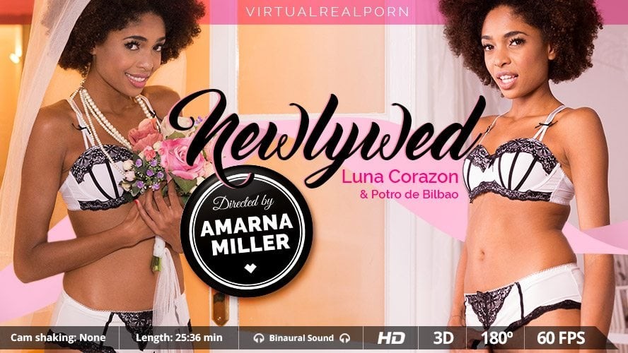 Luna Corazón in Newlywed Passion VR Scene