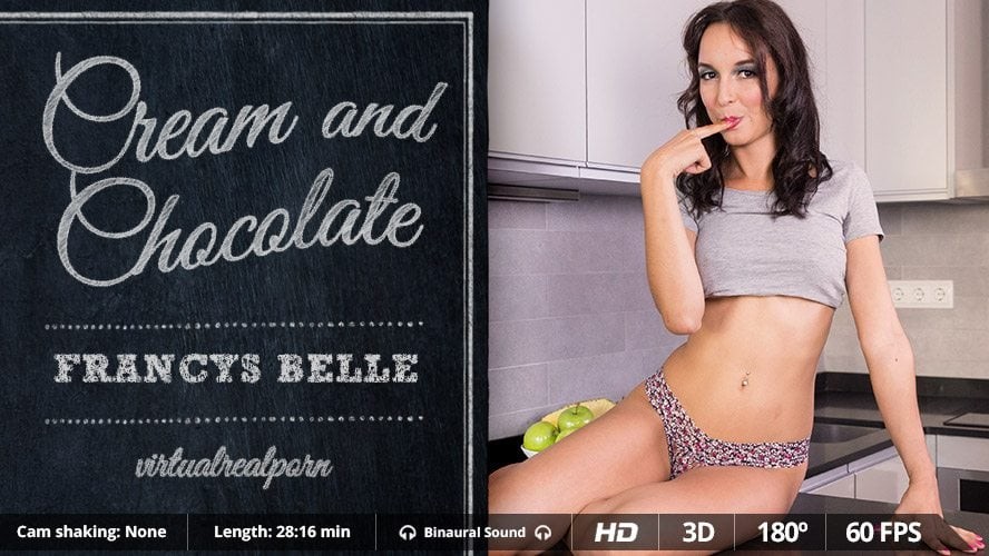 Francys Belle in Creamy Chocolate Seduction VR