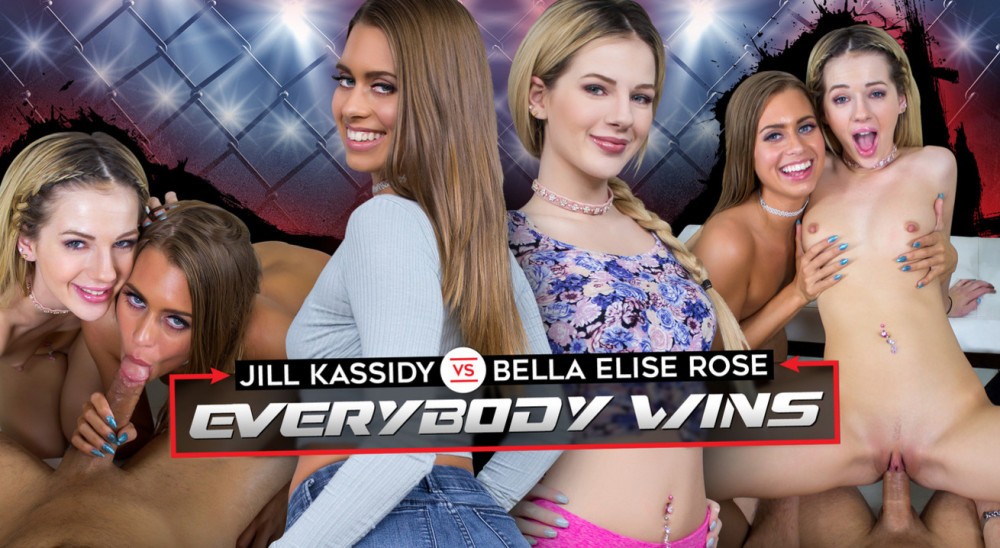Bella Rose & Jill Kassidy Threesome in 6K VR