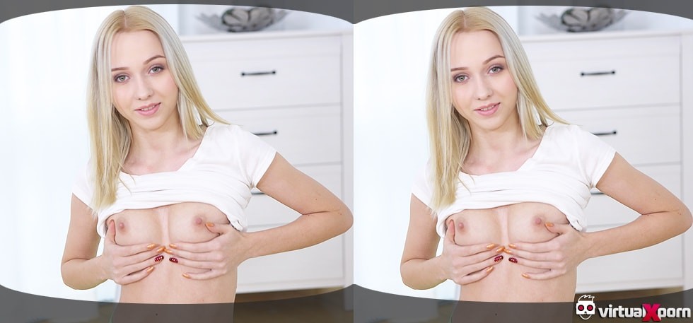 Anna K Solo Masturbation - Sexy Teen in 4K VR