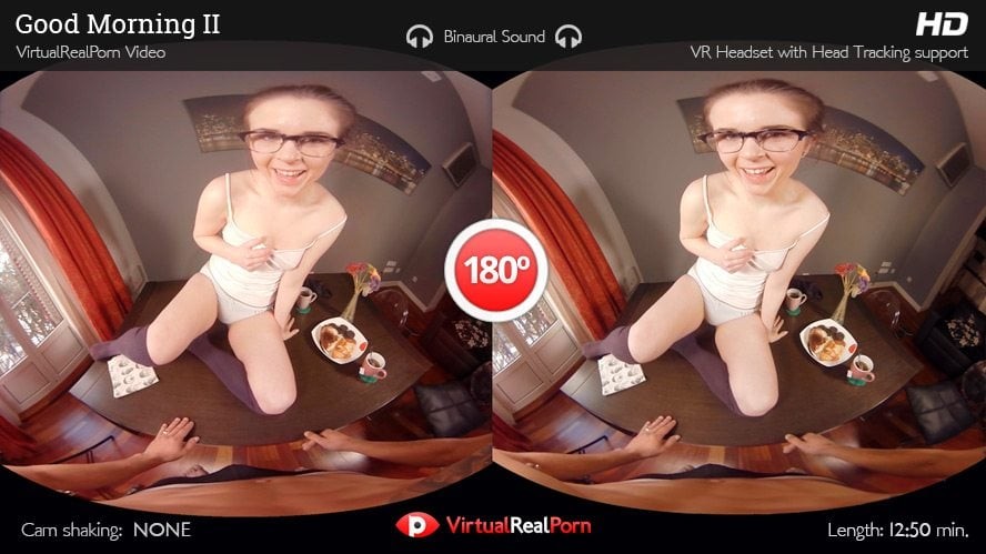 Amber Nevada in Steamy Morning VR Passion