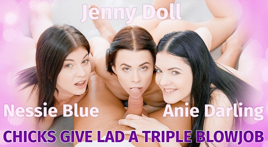 Celebrate Wildly with Anie Darling in VR Foursome