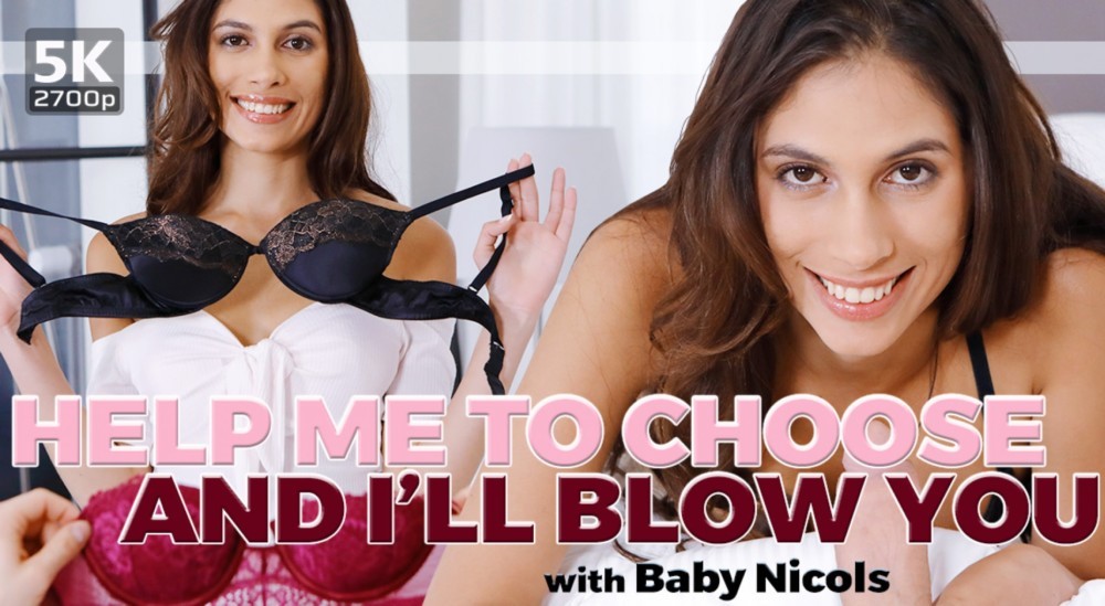 Baby Nicols Sexy Lingerie Blowjob in VR