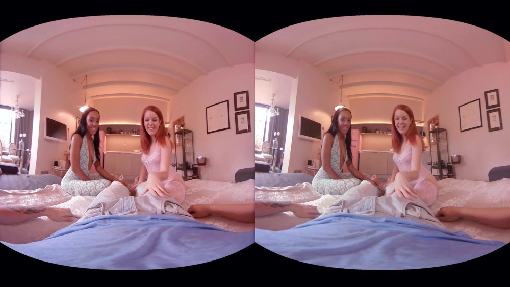 Rainy Day Threesome with Amarna and Noe in VR