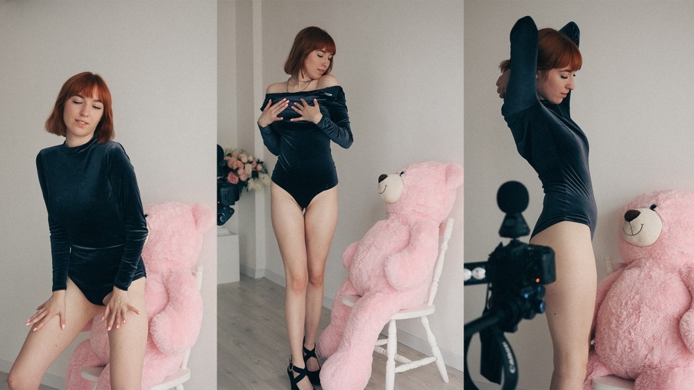 Emma Practicing Strip Dancing