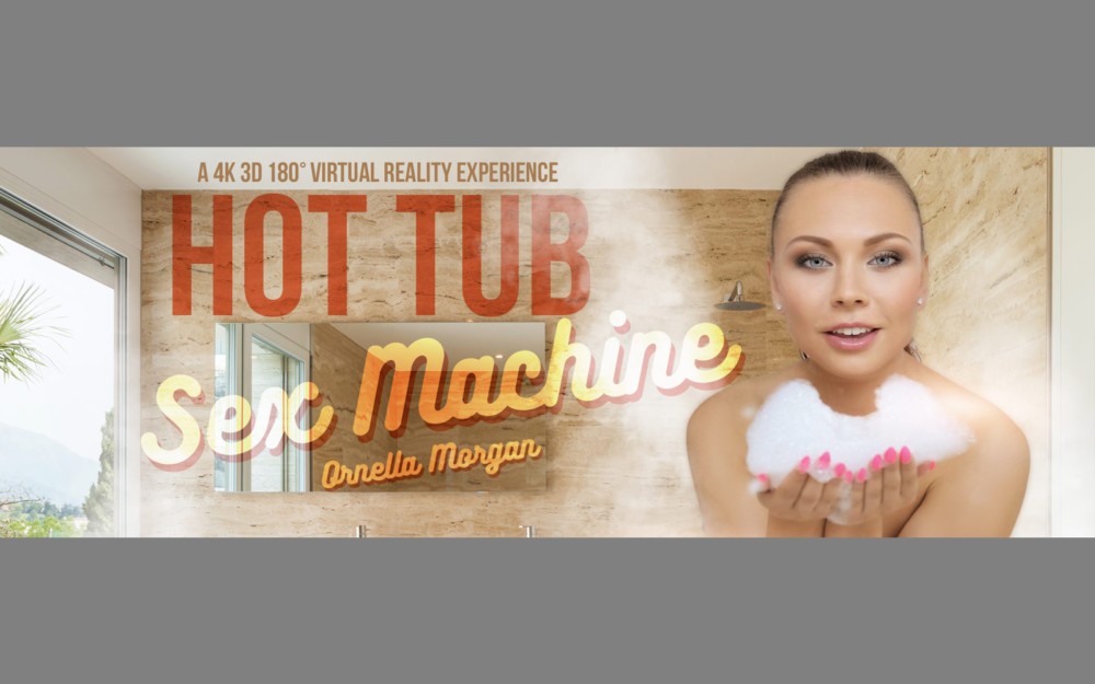 Hot Tub Passion with Ornella Morgan in VR