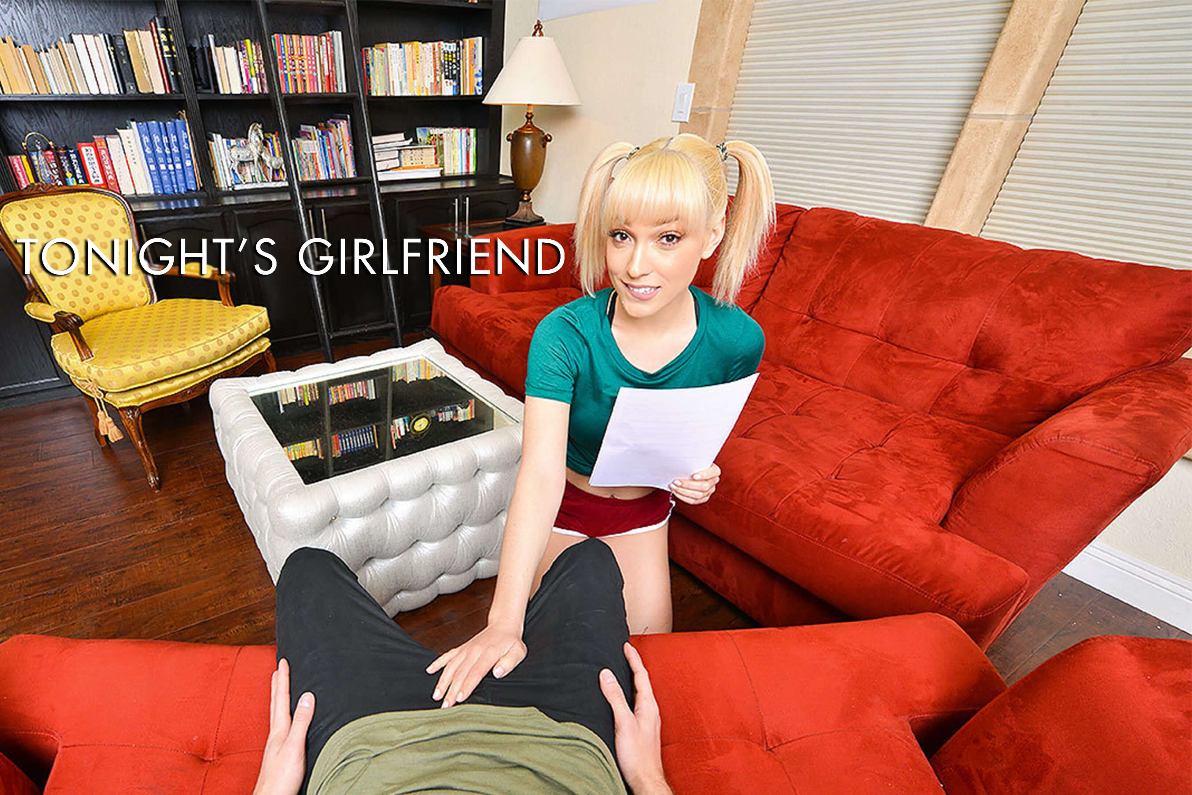 Petite Blonde With Pigtails Auditions for Real Teens VR