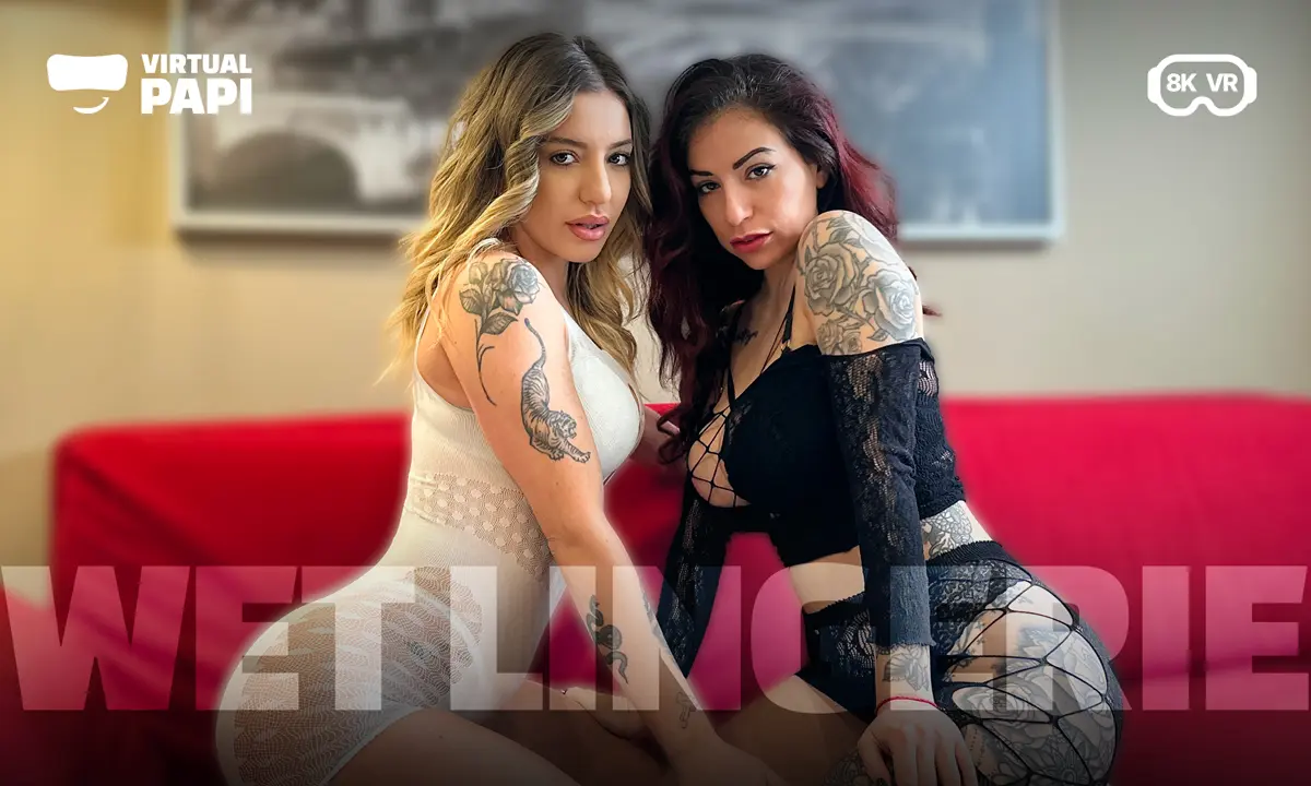 Wet Lingerie (Italian Threesome)
