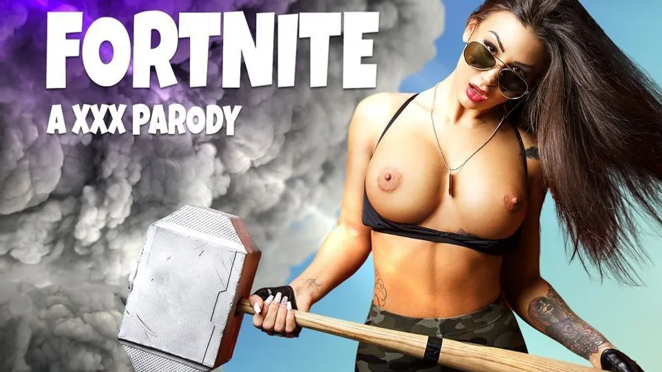 Susy Gala in Fortnite VR Cosplay Hot Action