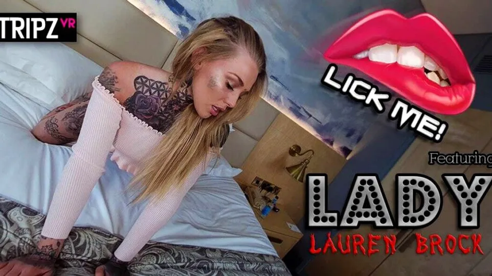 Lauren Brock: Stunning European Striptease VR