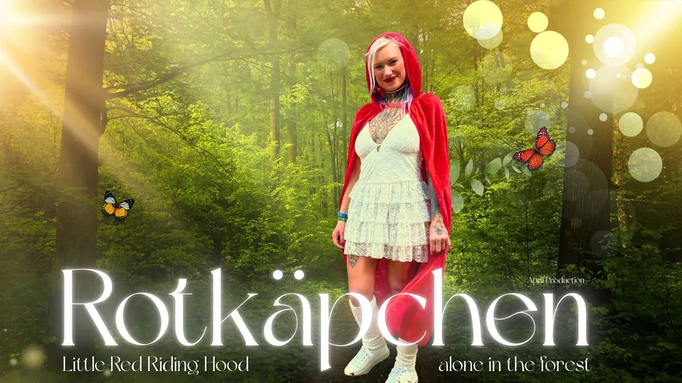 Little Red Riding Hood Alone in the Forrest: 6K Forest Surprise