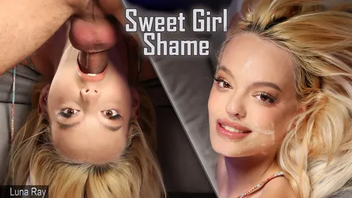 Luna Ray - Sweet Girl Shame: 8K 180° VR Scene