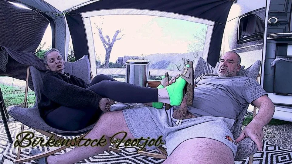 Birkanstock Footjob