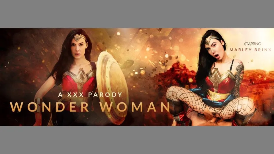 Marley Brinx in Wonder Woman VR Cosplay Action