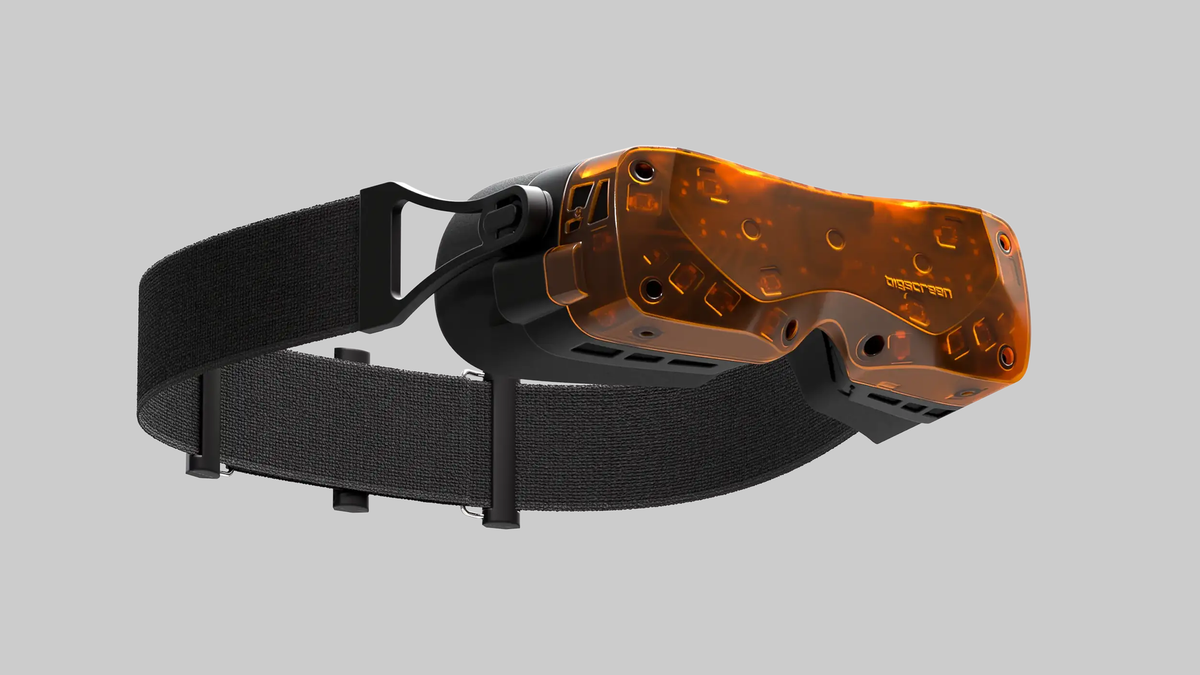 Bigscreen Beyond 2 ultralight Micro-OLED VR headset in Nuclear Orange