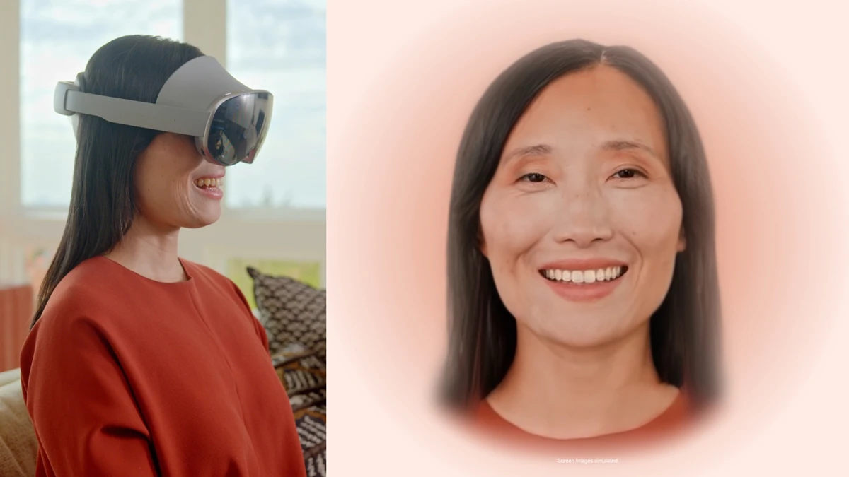Samsung Galaxy XR headset running Google Android XR