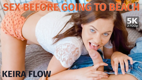 Keira Flow Beach Prep Passion in Stunning VR