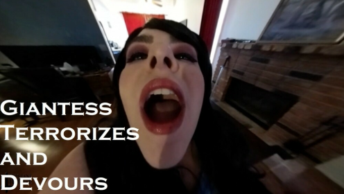 Giantess Terrorizes and Devours