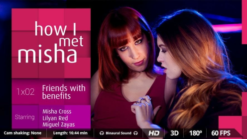 Misha Cross & Lilyan Red: Hot VR Threesome