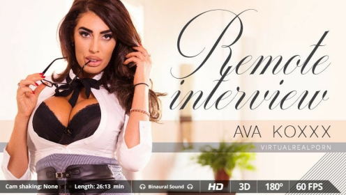 Ava Koxxx Steamy VR Interview Seduction