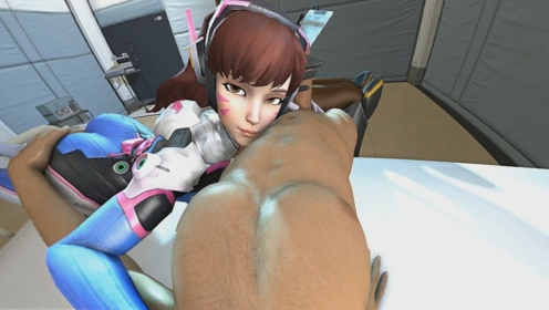 Mercy and D.Va in Sexy Doctor Parody Thrill