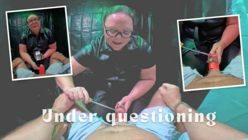 Mistress April in Kinky Interrogation Scene