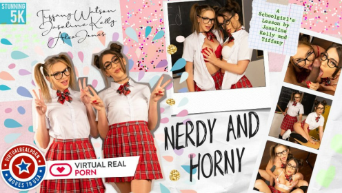 Nerdy Schoolgirl Threesome with Joseline Kelly