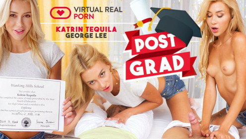 Katrin Tequila in Wild Post Grad VR Bash