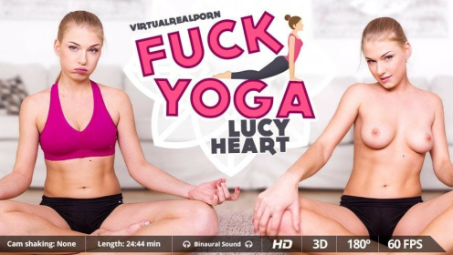 Lucy Heart in Steamy Yoga Passion VR