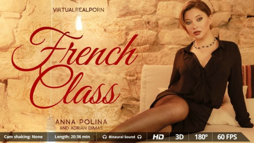 Anna Polina in Steamy French Class VR