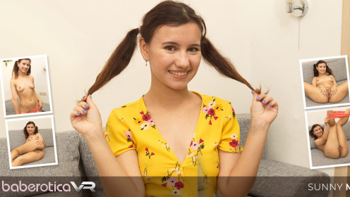 Sunny May: Shy Tease to Orgasm in VR