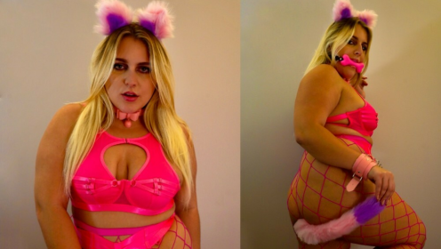 Ivanna Cosplay BBW Anal Play with Huge Toy