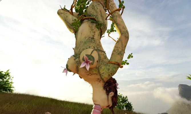 Arkham Knight - Poison Ivy Spinning Blowjob while Hanging from a Tree (A XXX Parody) - Image 7
