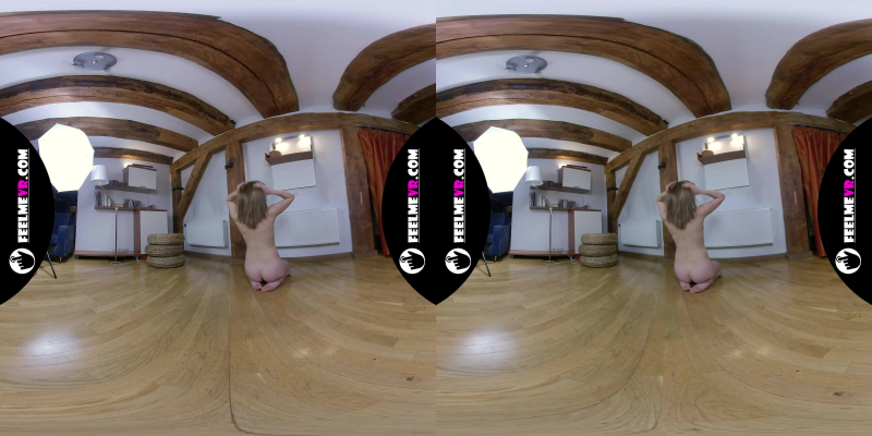 Josie In Virtual Reality Vr180 Nude Photoshoot Backstage - Image 9