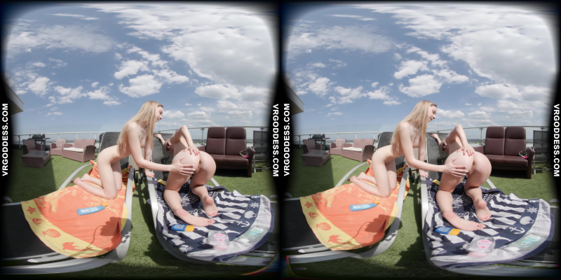 Babyhunterz: Lesbian Sunbathing 8K VR - Image 5