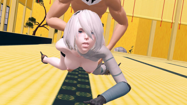 Nier Automata 2B Wild From Behind Parody - Image 4