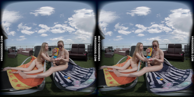 Babyhunterz: Lesbian Sunbathing 8K VR - Image 3