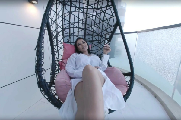 Mistress Kennya BDSM Balcony Tease Fantasy - Image 2