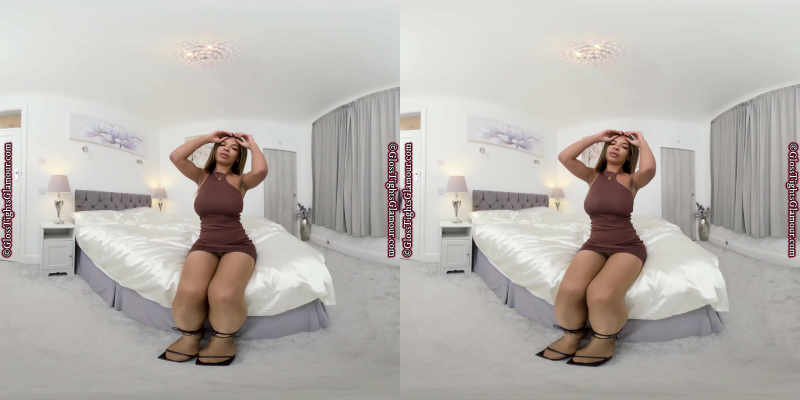 Jay Lazy Days In Copper Coloured Glossy Tights - Image 1