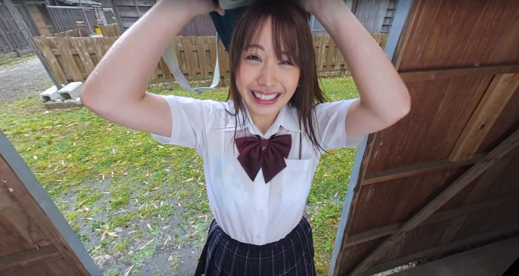 Mizuki Yayoi: Soaked Bus Stop 4K VR - Image 2